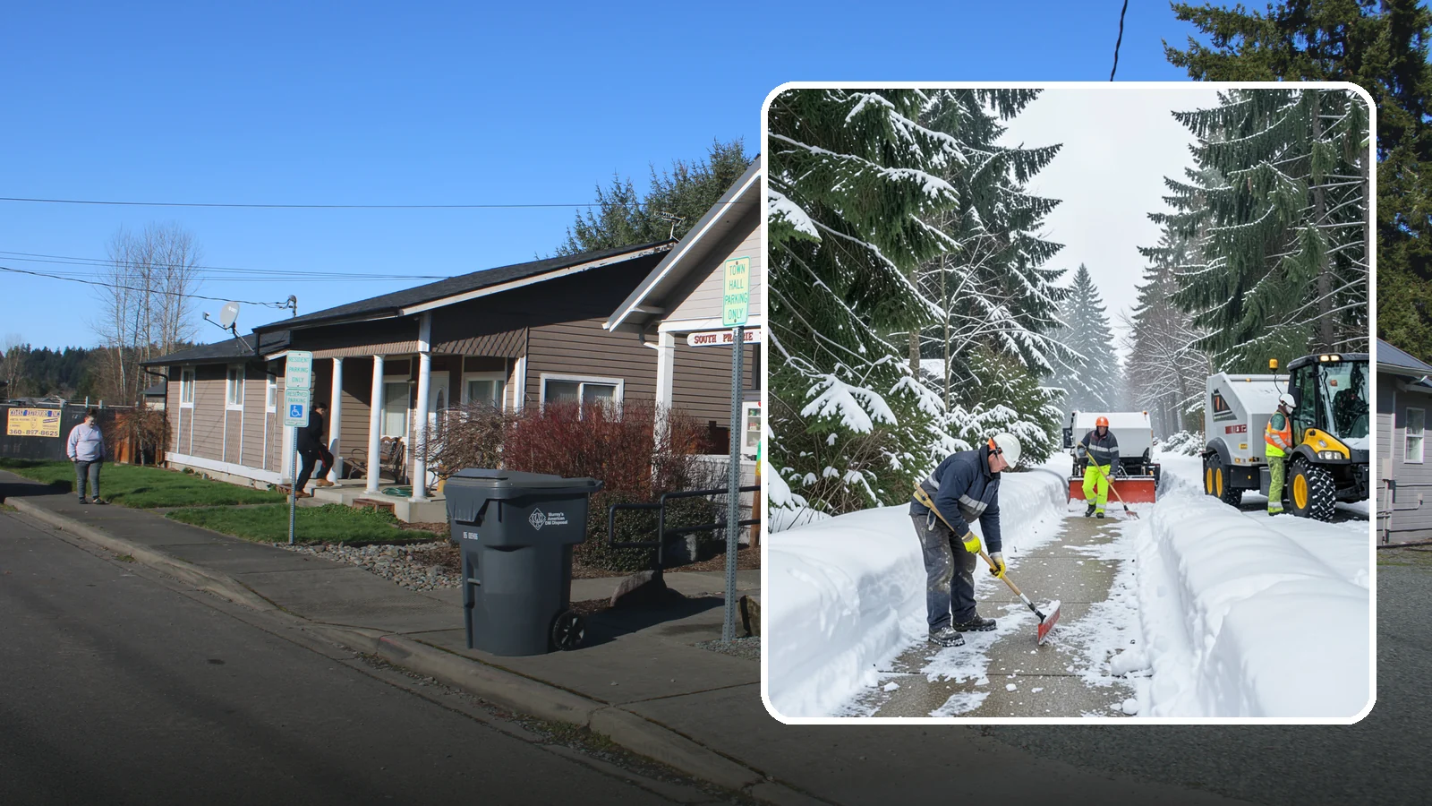 ADA Access Clearing in South Prairie, Pierce County, WA - We clear ADA-designated access points across your Western Washington property to keep them compliant and safe all winter.