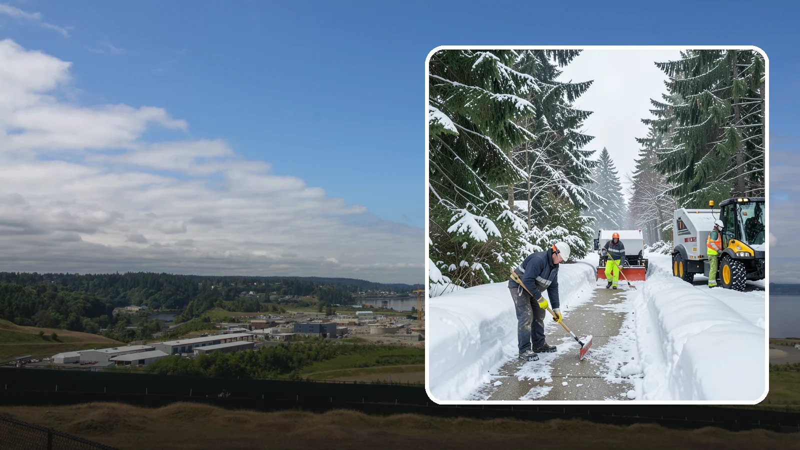 ADA Access Clearing in University Place, Pierce County, WA - We clear ADA-designated access points across your Western Washington property to keep them compliant and safe all winter.