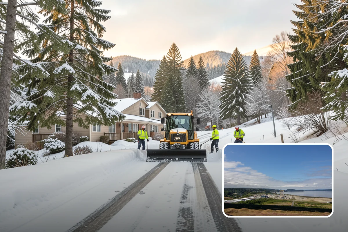 ADA Access Clearing in University Place, Pierce County, WA - Maintains ADA compliance through every storm