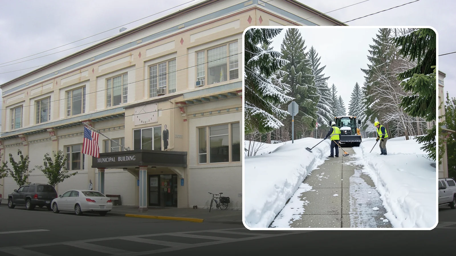 ADA Sidewalk Clearing in Anacortes, Skagit County, WA - We clear sidewalks to ADA standards so ramps, routes, and access points stay usable in winter.