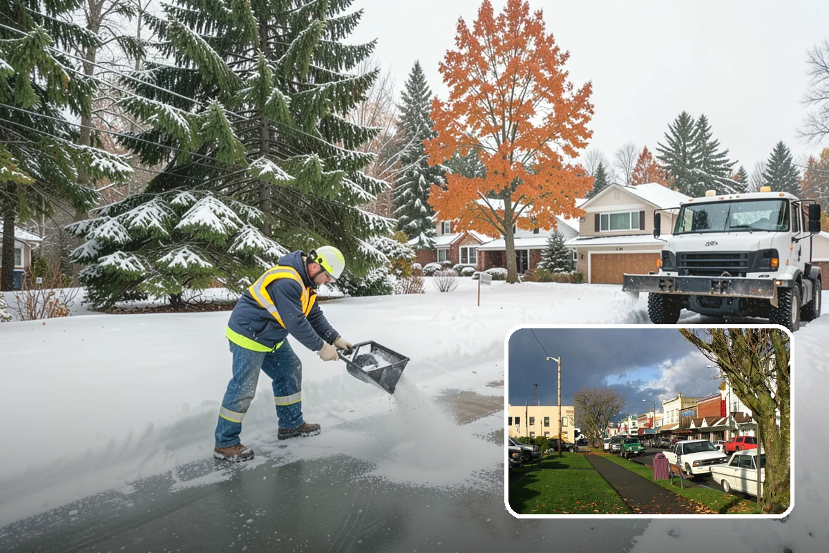 ADA Sidewalk Clearing in Arlington, Snohomish County, WA - Maintains ADA-compliant accessible routes