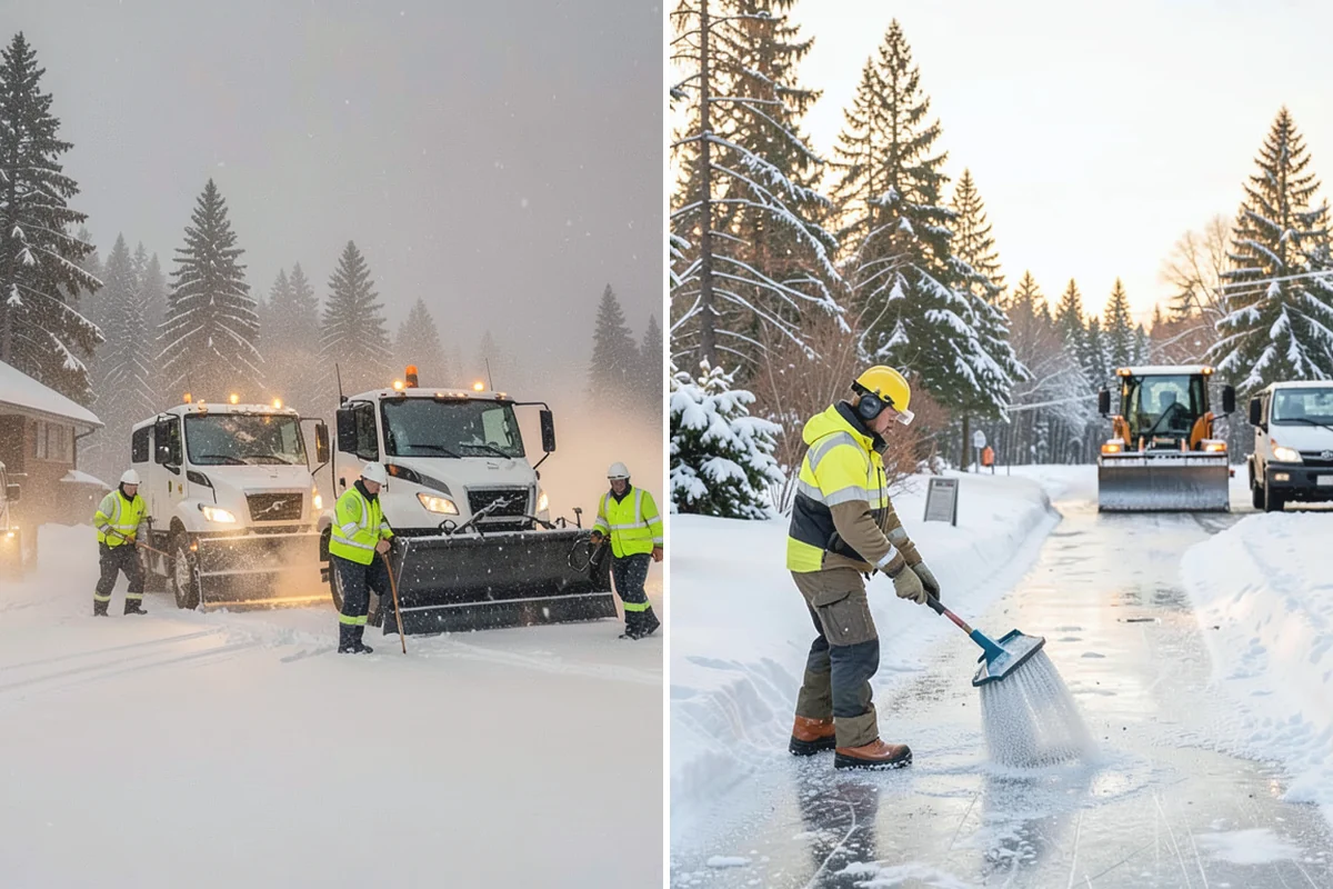 ADA Sidewalk Clearing in Beaux Arts Village, King County, WA - We identify curb ramps and accessible routes