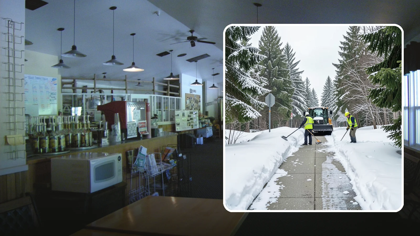 ADA Sidewalk Clearing in Black Diamond, King County, WA - We clear sidewalks to ADA standards so ramps, routes, and access points stay usable in winter.