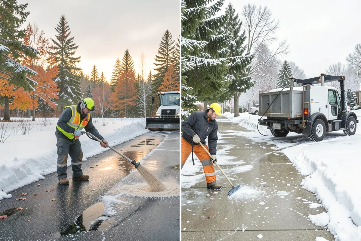 ADA Sidewalk Clearing in Black Diamond, King County, WA - We identify curb ramps and accessible routes