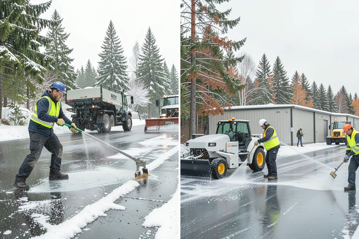 ADA Sidewalk Clearing in Burien, King County, WA - We identify curb ramps and accessible routes