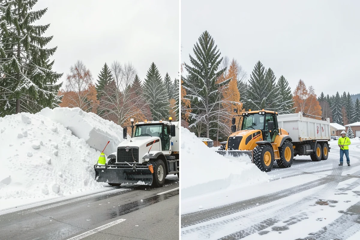 ADA Sidewalk Clearing in Burlington, Skagit County, WA - We identify curb ramps and accessible routes
