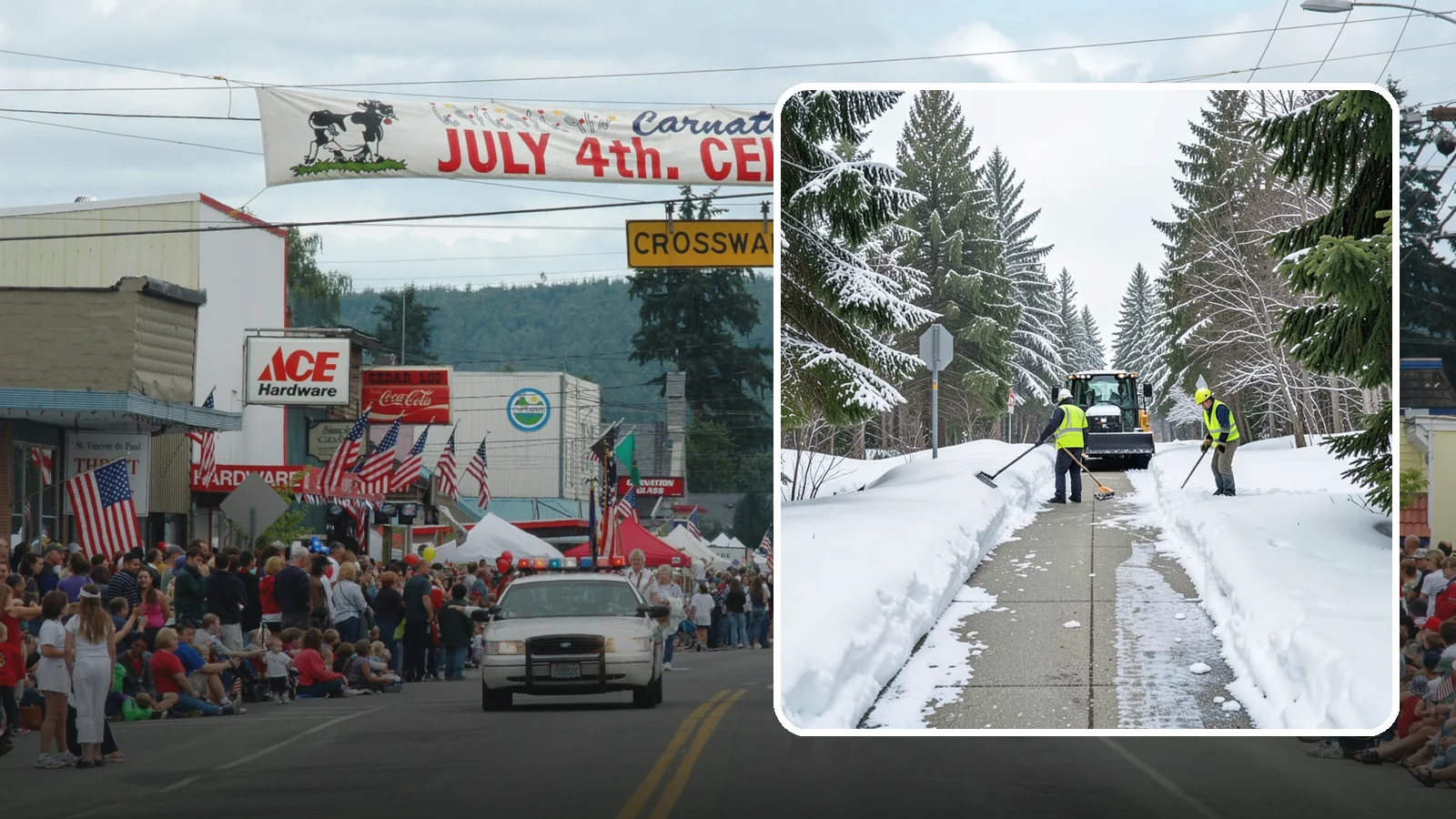 ADA Sidewalk Clearing in Carnation, King County, WA - We clear sidewalks to ADA standards so ramps, routes, and access points stay usable in winter.