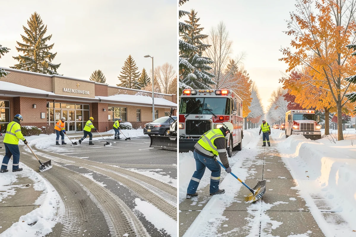 ADA Sidewalk Clearing in Carnation, King County, WA - We identify curb ramps and accessible routes