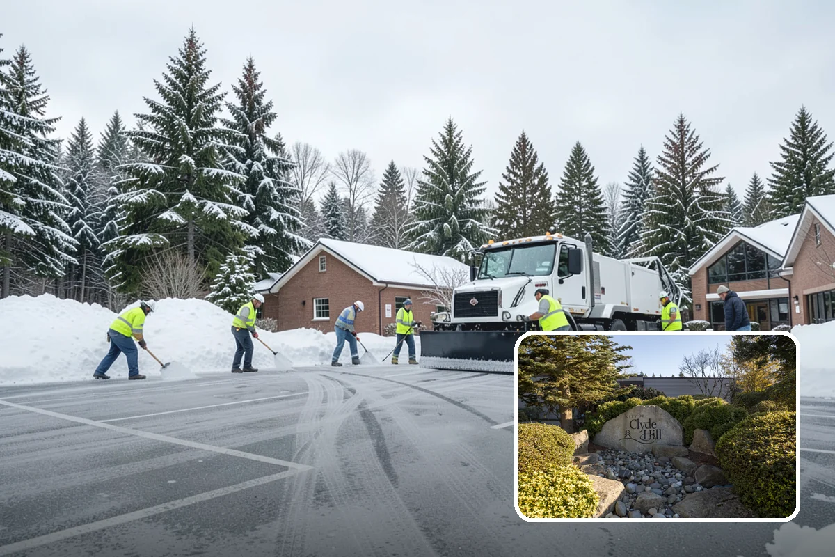 ADA Sidewalk Clearing in Clyde Hill, King County, WA - Maintains ADA-compliant accessible routes