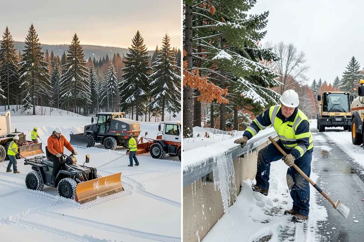 ADA Sidewalk Clearing in Concrete, Skagit County, WA - We identify curb ramps and accessible routes