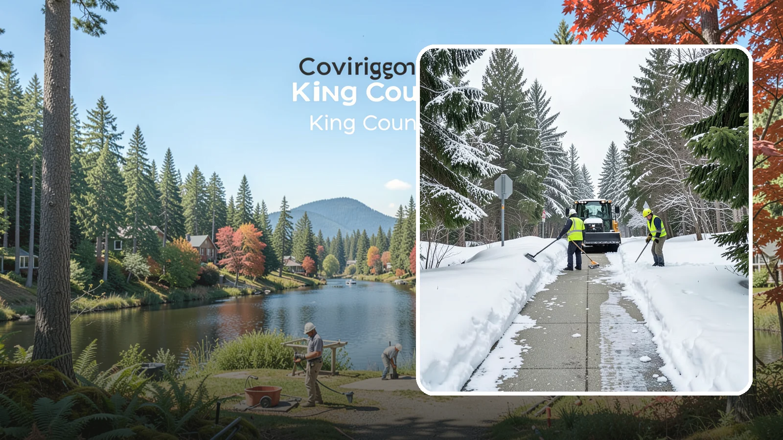 ADA Sidewalk Clearing in Covington, King County, WA - We clear sidewalks to ADA standards so ramps, routes, and access points stay usable in winter.