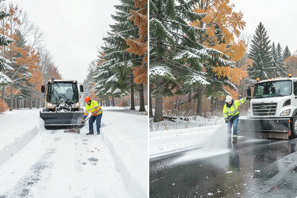 ADA Sidewalk Clearing in Covington, King County, WA - We identify curb ramps and accessible routes