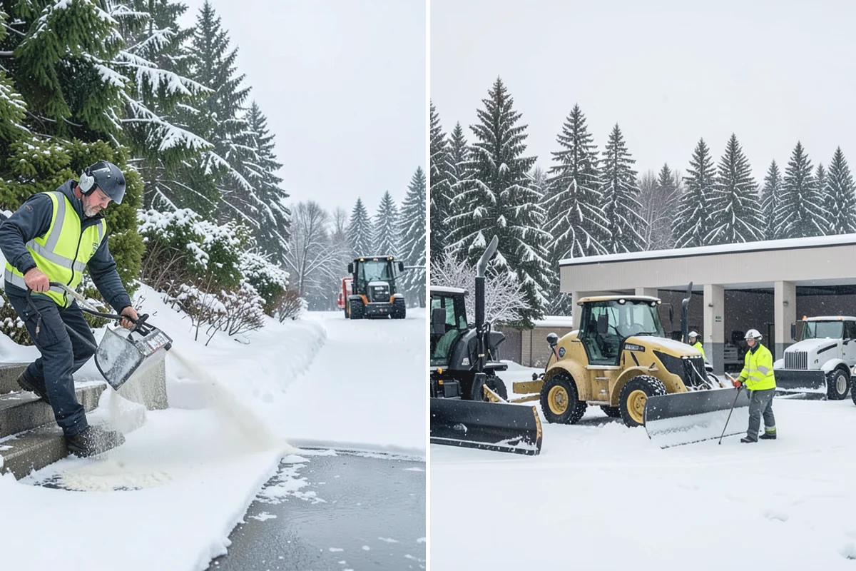 ADA Sidewalk Clearing in Des Moines, King County, WA - We identify curb ramps and accessible routes