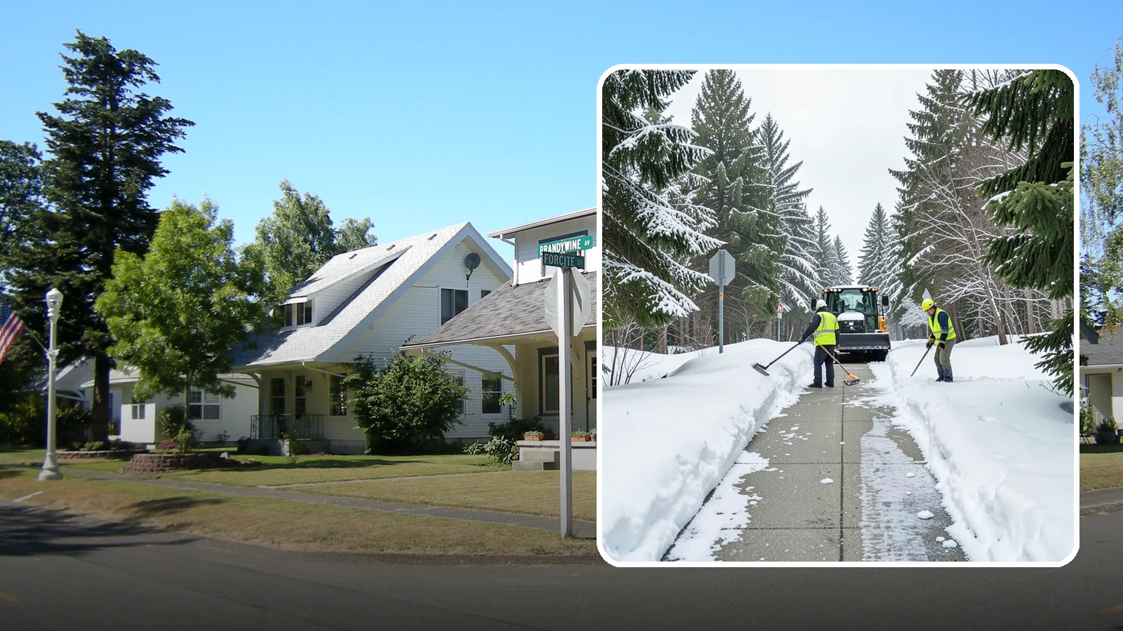 ADA Sidewalk Clearing in DuPont, Pierce County, WA - We clear sidewalks to ADA standards so ramps, routes, and access points stay usable in winter.