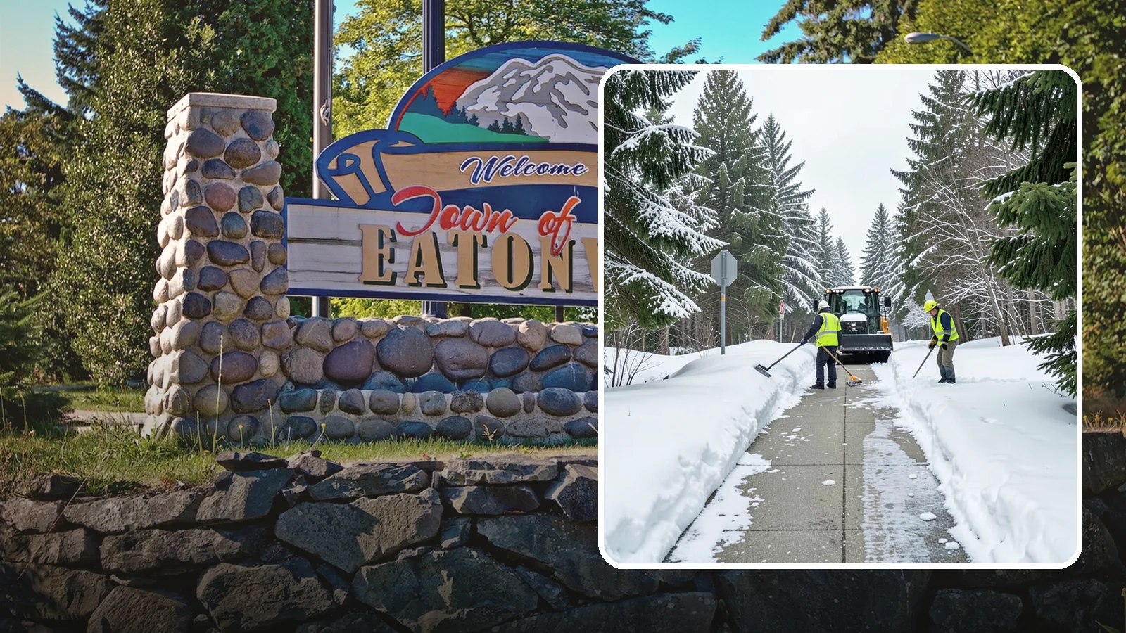 ADA Sidewalk Clearing in Eatonville, Pierce County, WA - We clear sidewalks to ADA standards so ramps, routes, and access points stay usable in winter.