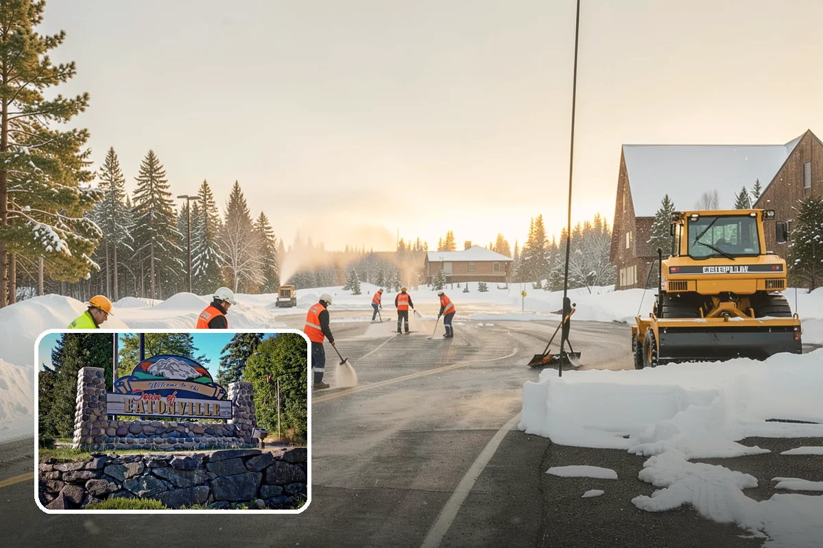 ADA Sidewalk Clearing in Eatonville, Pierce County, WA - Maintains ADA-compliant accessible routes