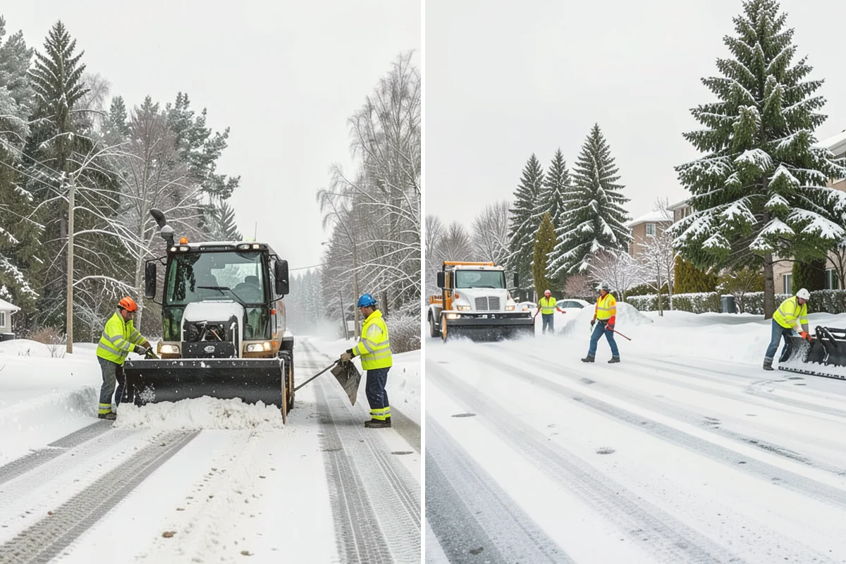 ADA Sidewalk Clearing in Eatonville, Pierce County, WA - We identify curb ramps and accessible routes