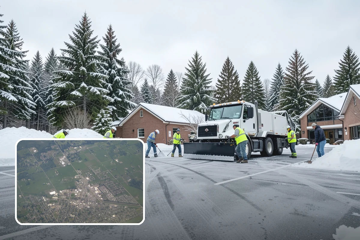 ADA Sidewalk Clearing in Enumclaw, King County, WA - Maintains ADA-compliant accessible routes
