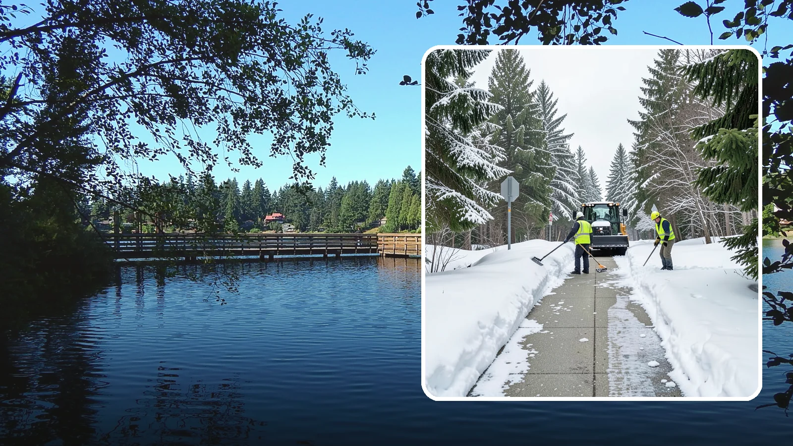 ADA Sidewalk Clearing in Federal Way, King County, WA - We clear sidewalks to ADA standards so ramps, routes, and access points stay usable in winter.