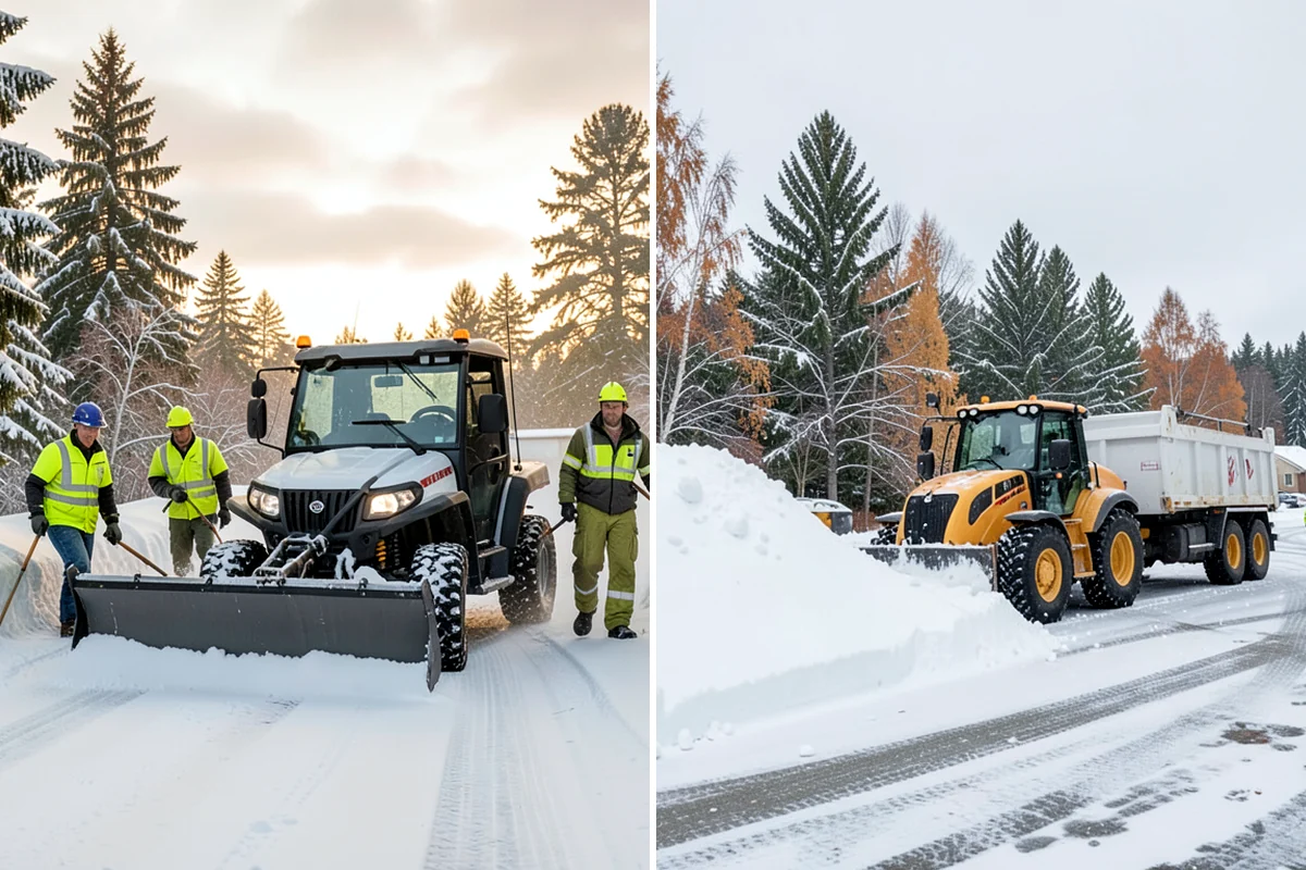 ADA Sidewalk Clearing in Federal Way, King County, WA - We identify curb ramps and accessible routes