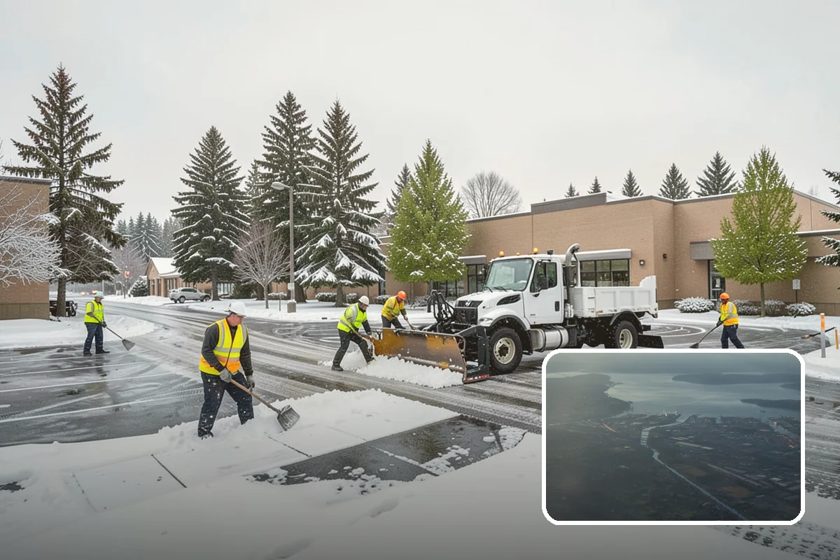 ADA Sidewalk Clearing in Fife, Pierce County, WA - Maintains ADA-compliant accessible routes
