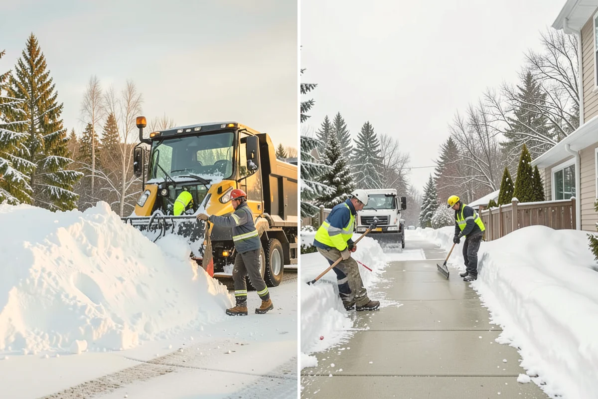 ADA Sidewalk Clearing in Fife, Pierce County, WA - We identify curb ramps and accessible routes