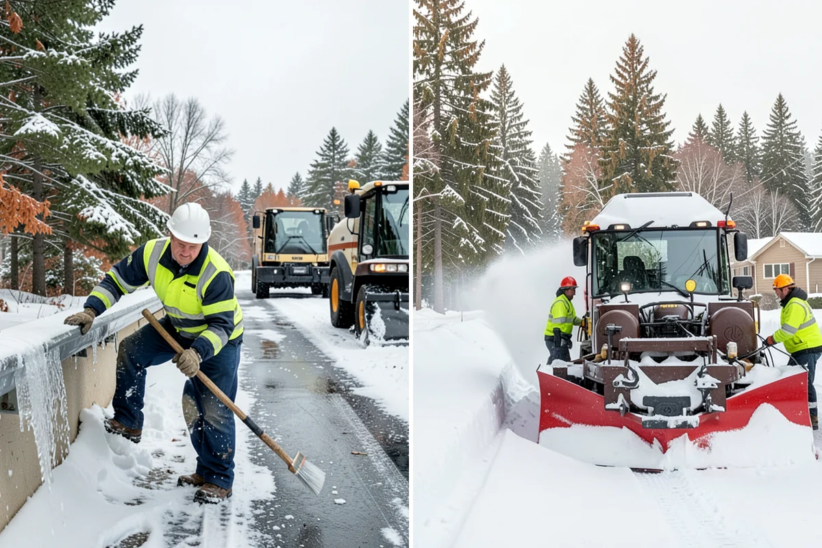 ADA Sidewalk Clearing in Fircrest, Pierce County, WA - We identify curb ramps and accessible routes