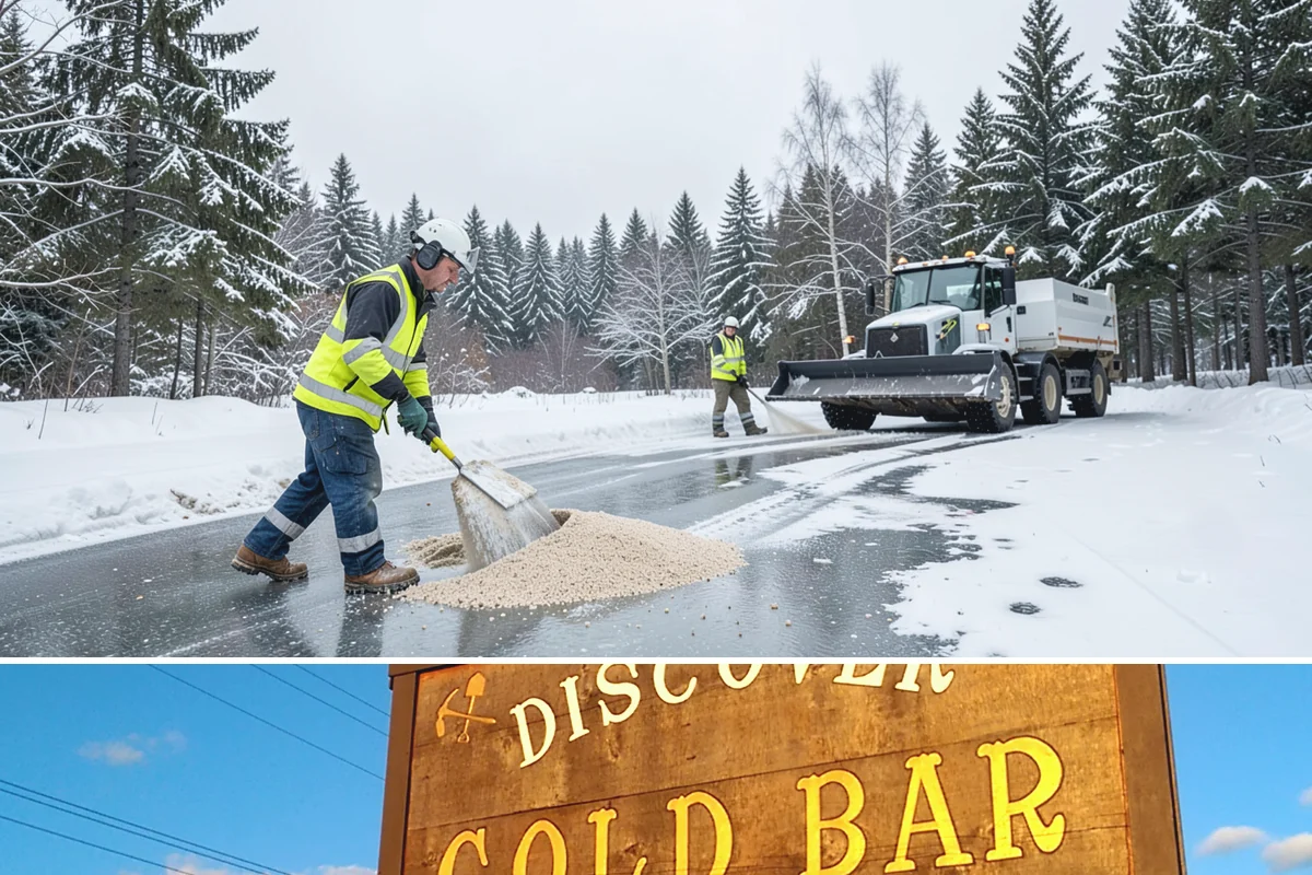 ADA Sidewalk Clearing in Gold Bar, Snohomish County, WA - ADA sidewalk clearing is required after every snowfall through the winter season.