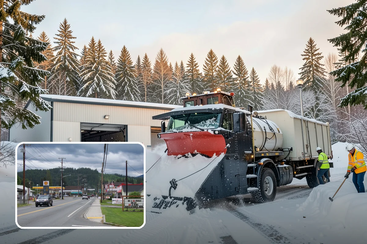 ADA Sidewalk Clearing in Granite Falls, Snohomish County, WA - Maintains ADA-compliant accessible routes
