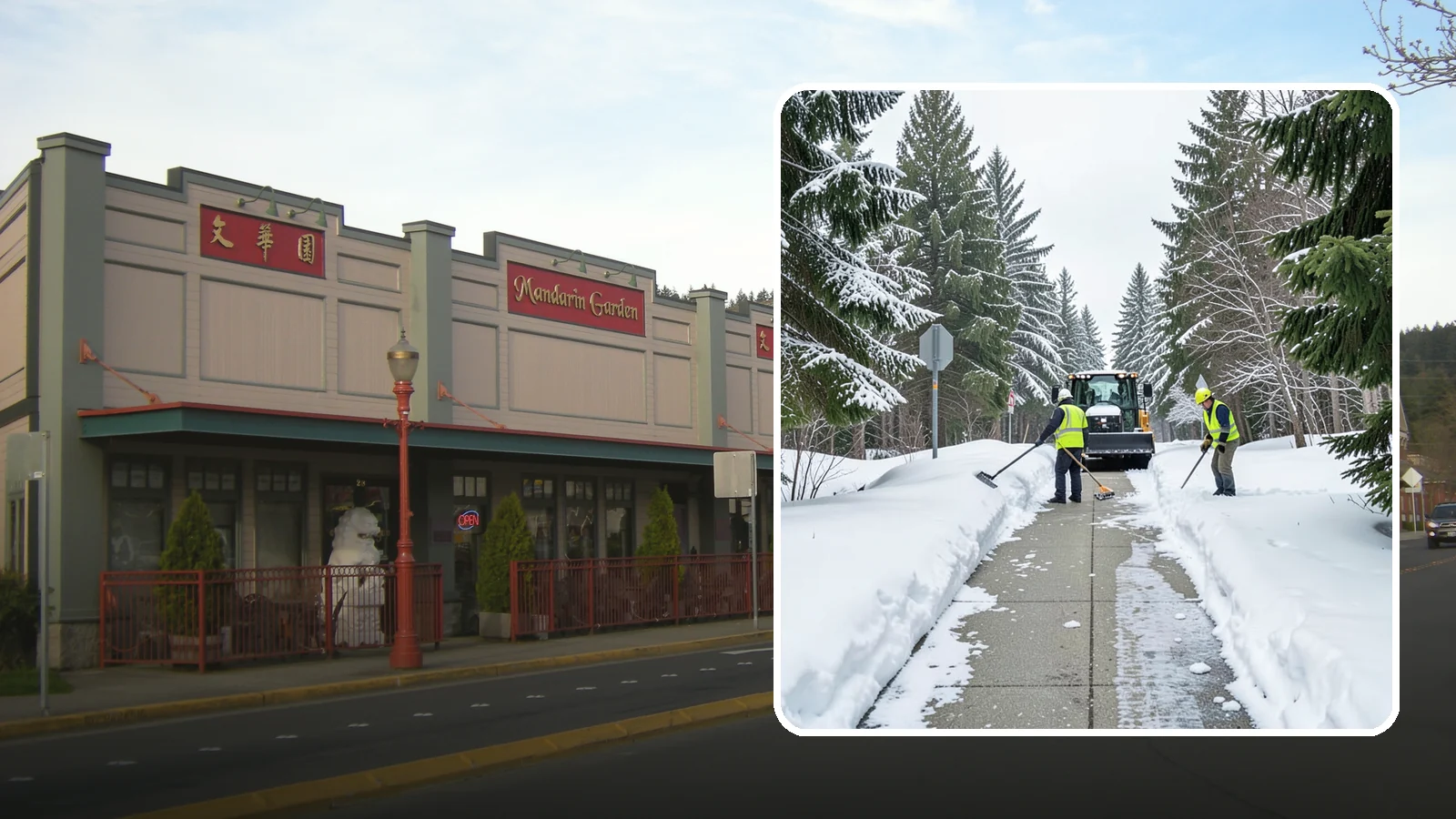 ADA Sidewalk Clearing in Issaquah, King County, WA - We clear sidewalks to ADA standards so ramps, routes, and access points stay usable in winter.