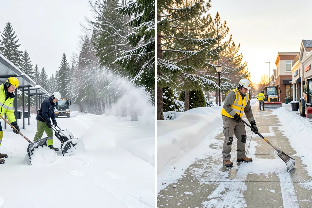 ADA Sidewalk Clearing in Kenmore, King County, WA - We identify curb ramps and accessible routes