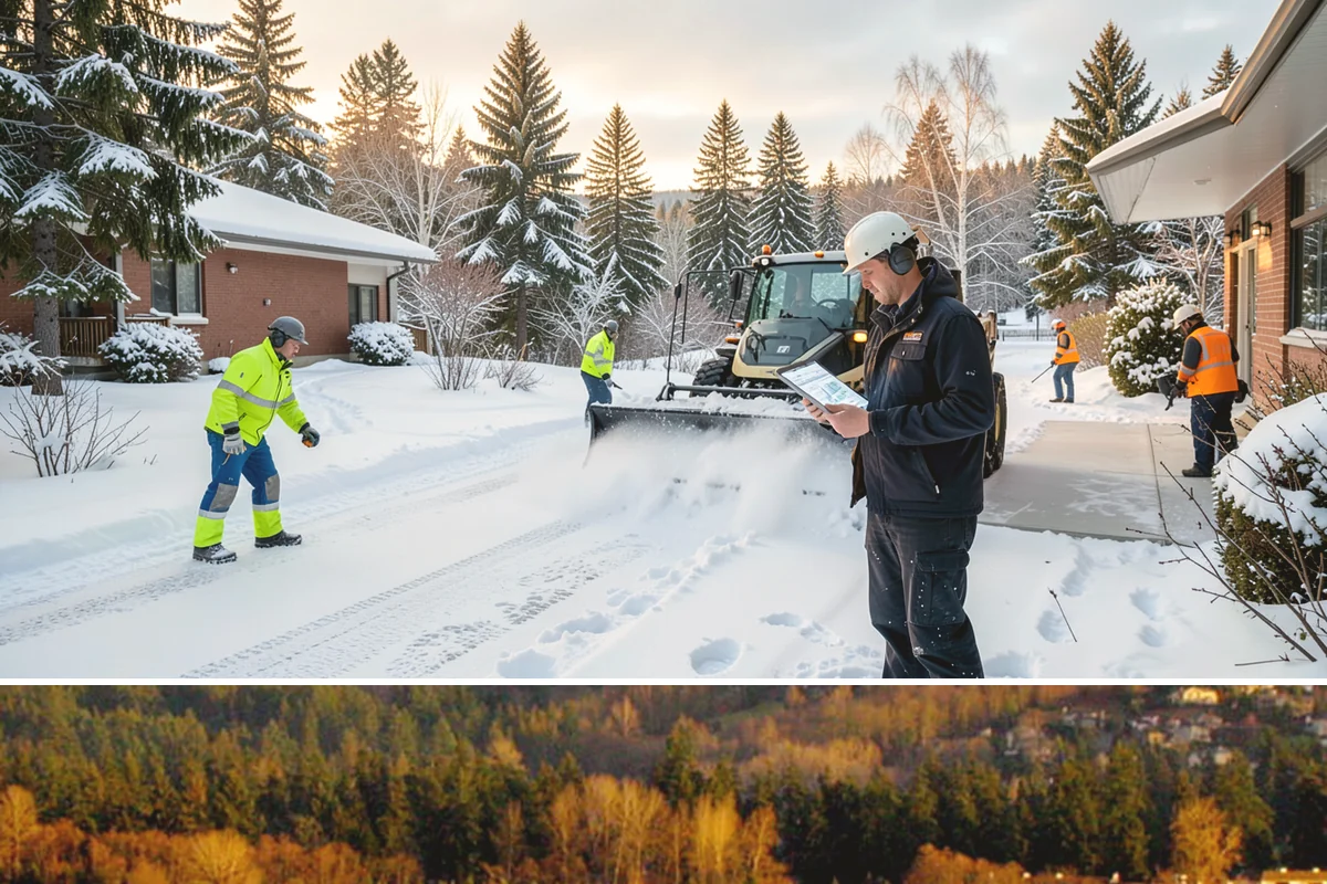 ADA Sidewalk Clearing in Kenmore, King County, WA - ADA sidewalk clearing is required after every snowfall through the winter season.