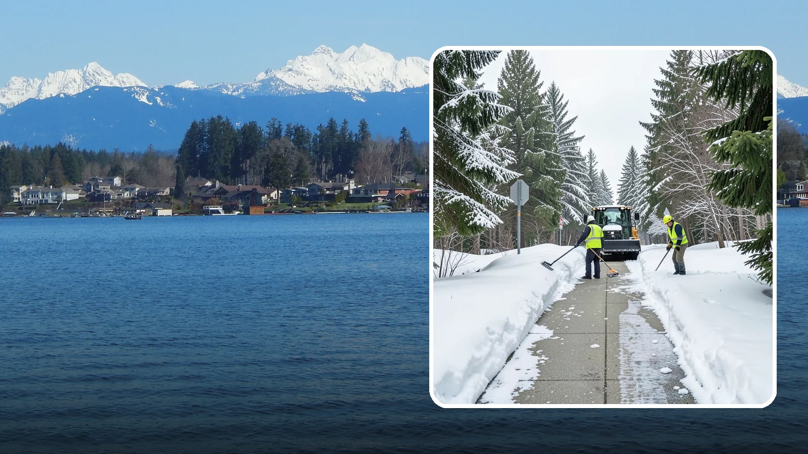 ADA Sidewalk Clearing in Lake Stevens, Snohomish County, WA - We clear sidewalks to ADA standards so ramps, routes, and access points stay usable in winter.