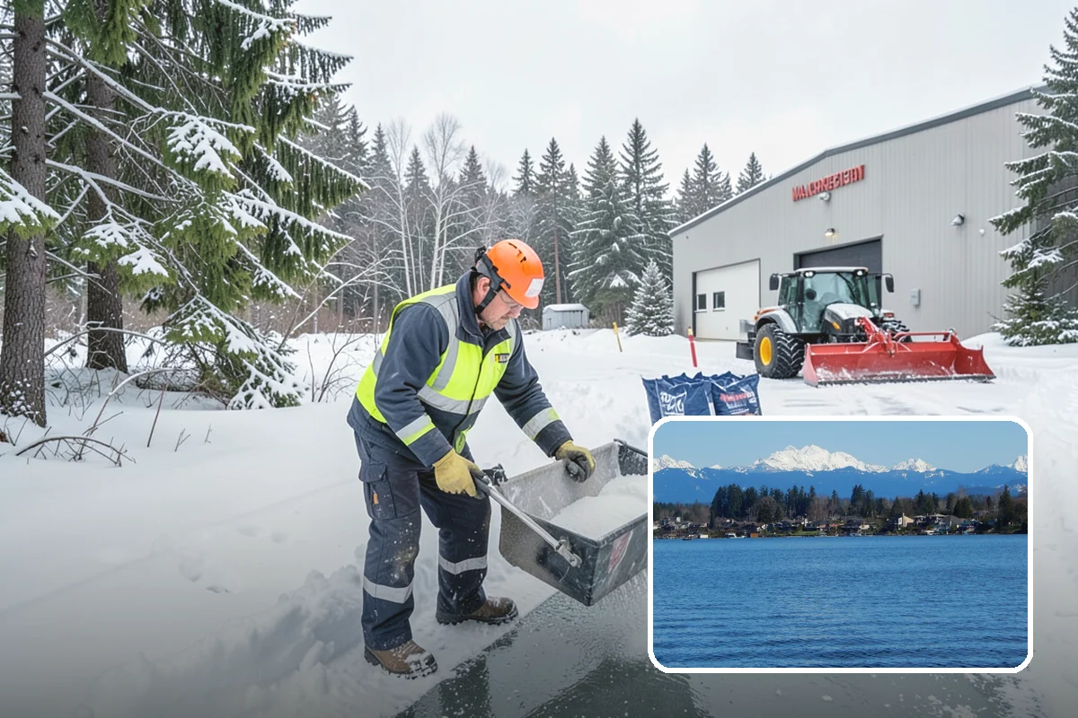 ADA Sidewalk Clearing in Lake Stevens, Snohomish County, WA - Maintains ADA-compliant accessible routes