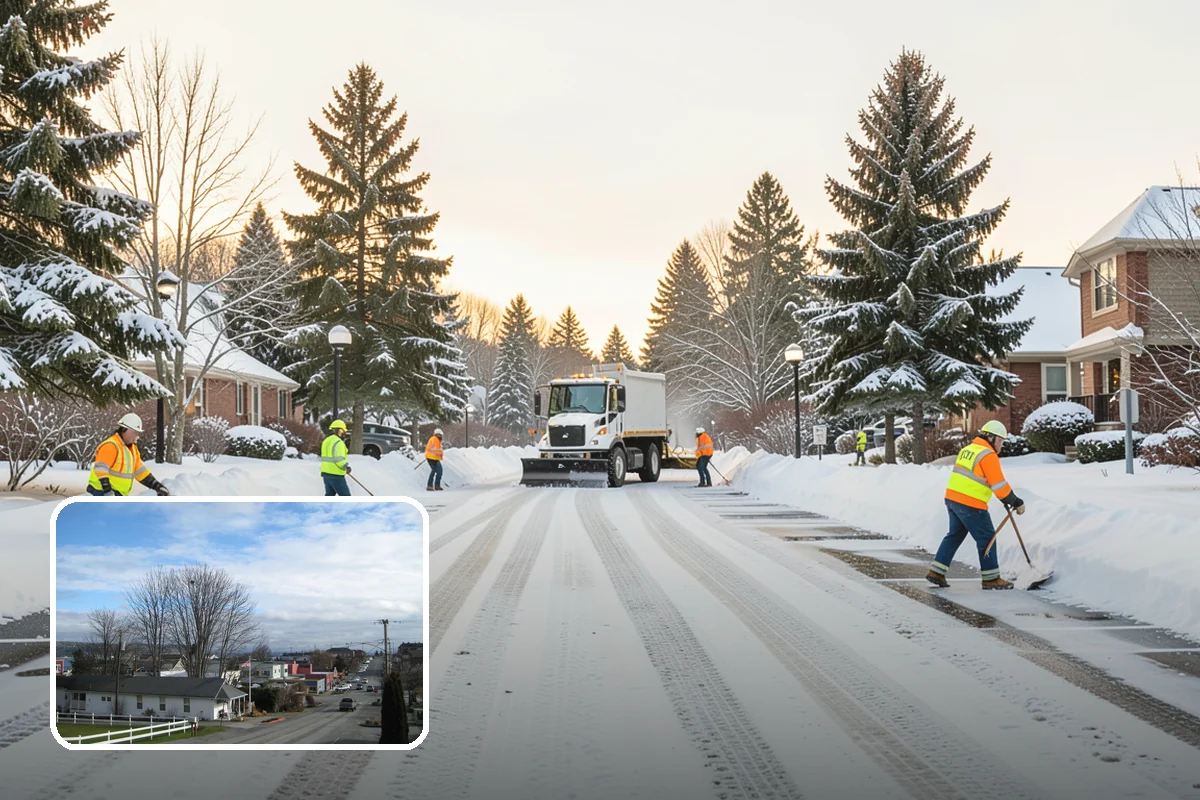 ADA Sidewalk Clearing in Langley, Island County, WA - Maintains ADA-compliant accessible routes