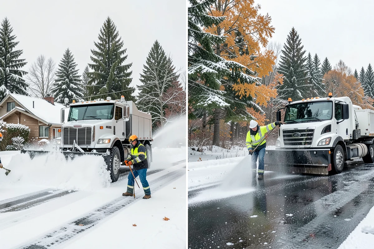 ADA Sidewalk Clearing in Lyman, Skagit County, WA - We identify curb ramps and accessible routes