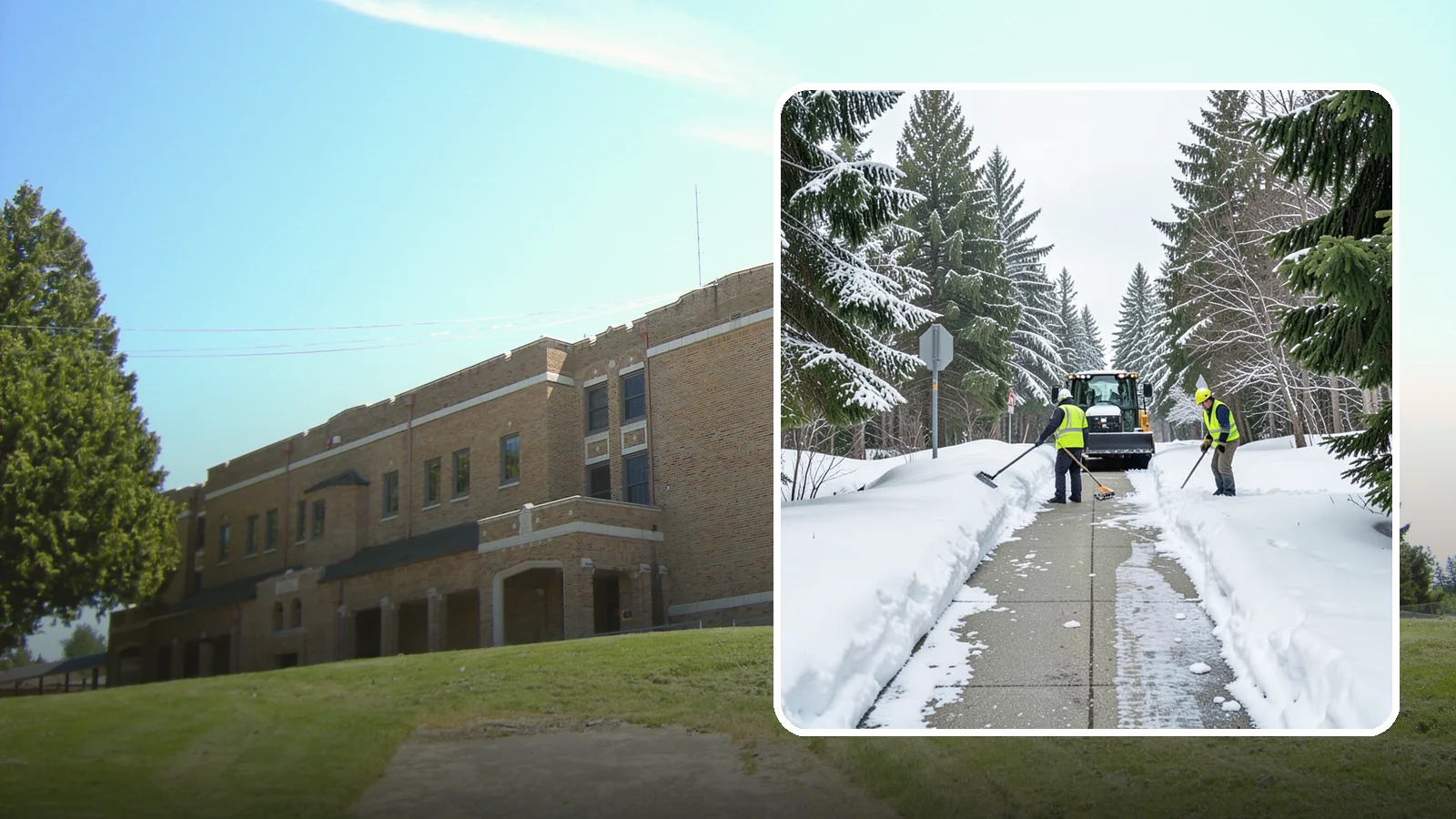 ADA Sidewalk Clearing in Maple Valley, King County, WA - We clear sidewalks to ADA standards so ramps, routes, and access points stay usable in winter.