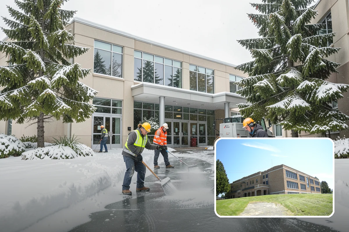ADA Sidewalk Clearing in Maple Valley, King County, WA - Maintains ADA-compliant accessible routes