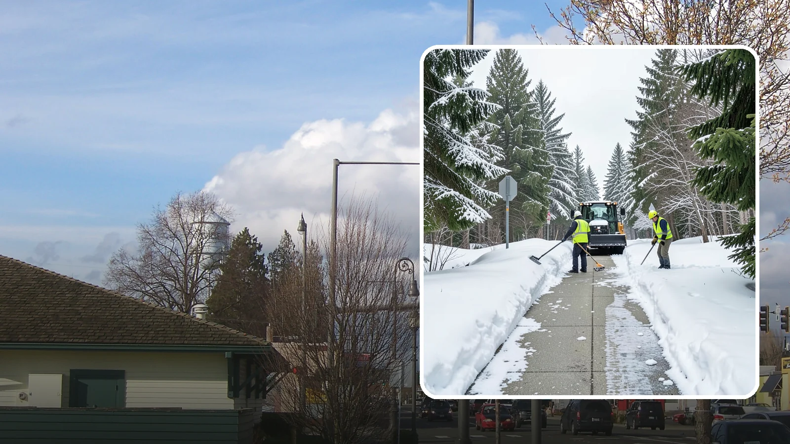 ADA Sidewalk Clearing in Marysville, Snohomish County, WA - We clear sidewalks to ADA standards so ramps, routes, and access points stay usable in winter.