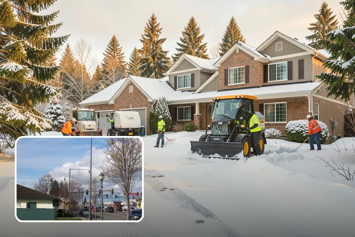 ADA Sidewalk Clearing in Marysville, Snohomish County, WA - Maintains ADA-compliant accessible routes