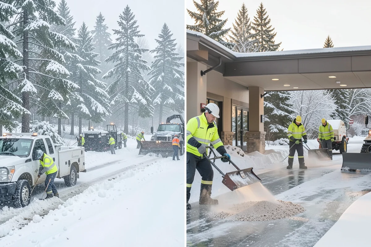 ADA Sidewalk Clearing in Medina, King County, WA - We identify curb ramps and accessible routes