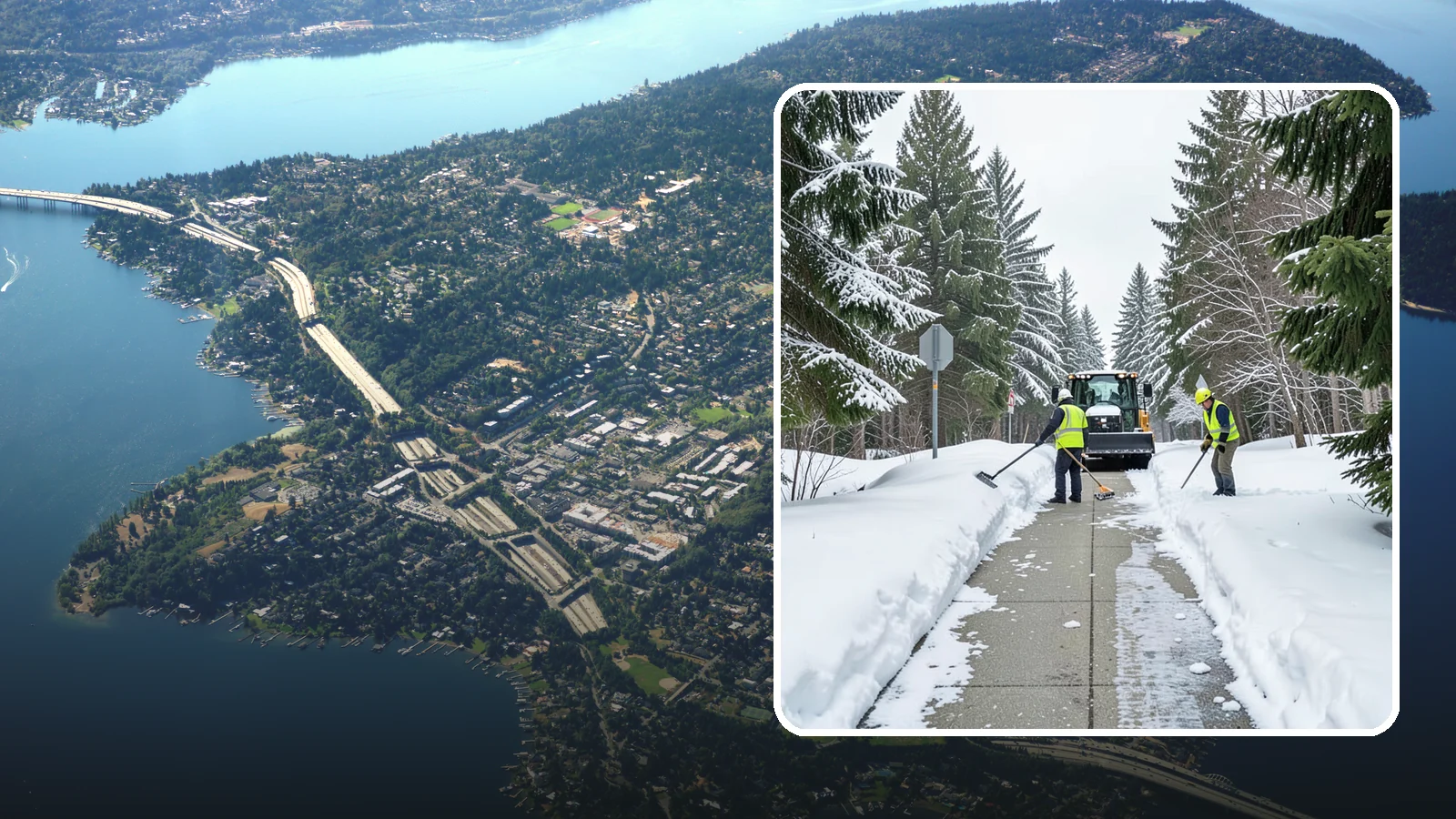 ADA Sidewalk Clearing in Mercer Island, King County, WA - We clear sidewalks to ADA standards so ramps, routes, and access points stay usable in winter.