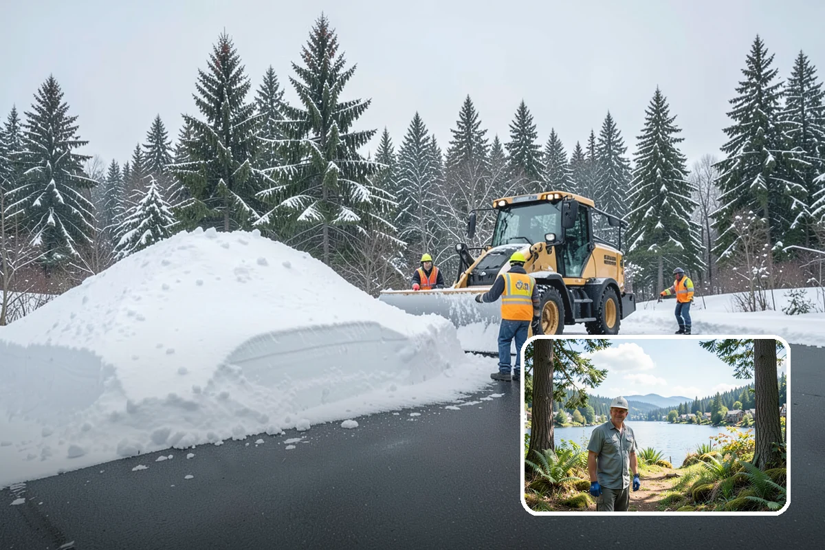 ADA Sidewalk Clearing in Milton, King County, WA - Maintains ADA-compliant accessible routes