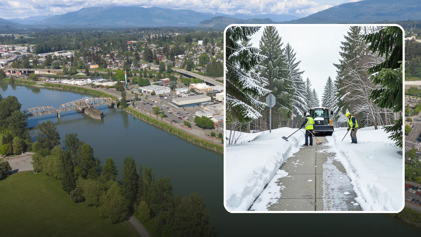 ADA Sidewalk Clearing in Mount Vernon, Skagit County, WA - We clear sidewalks to ADA standards so ramps, routes, and access points stay usable in winter.