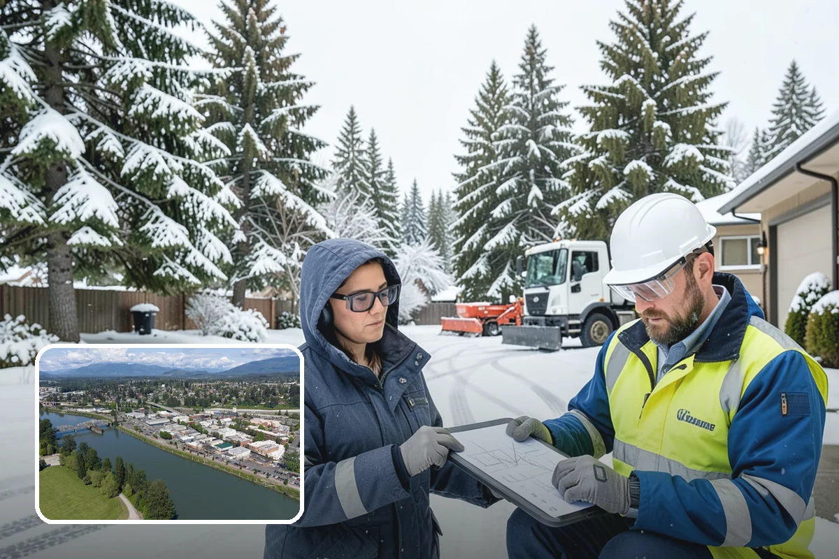 ADA Sidewalk Clearing in Mount Vernon, Skagit County, WA - Maintains ADA-compliant accessible routes