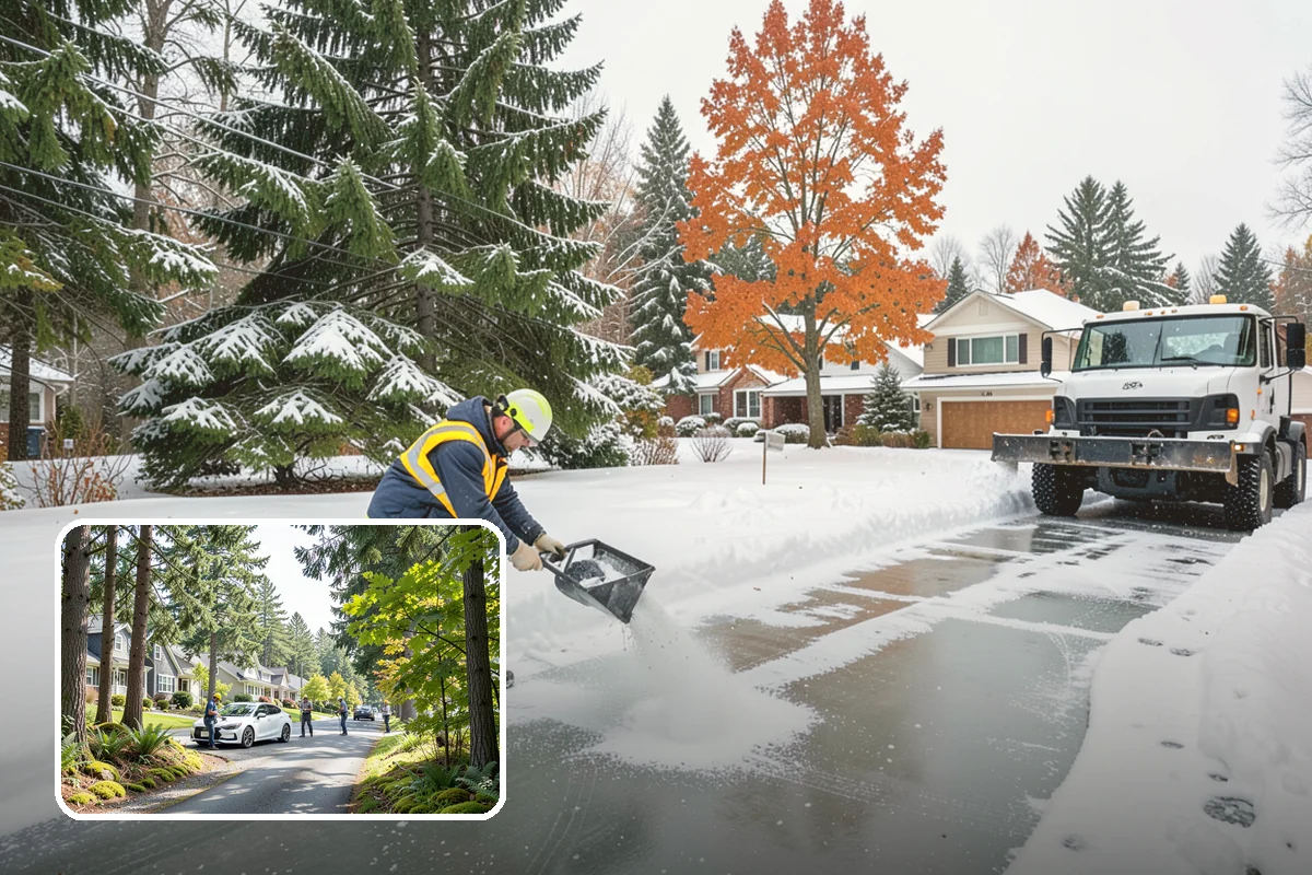 ADA Sidewalk Clearing in Normandy Park, King County, WA - Maintains ADA-compliant accessible routes