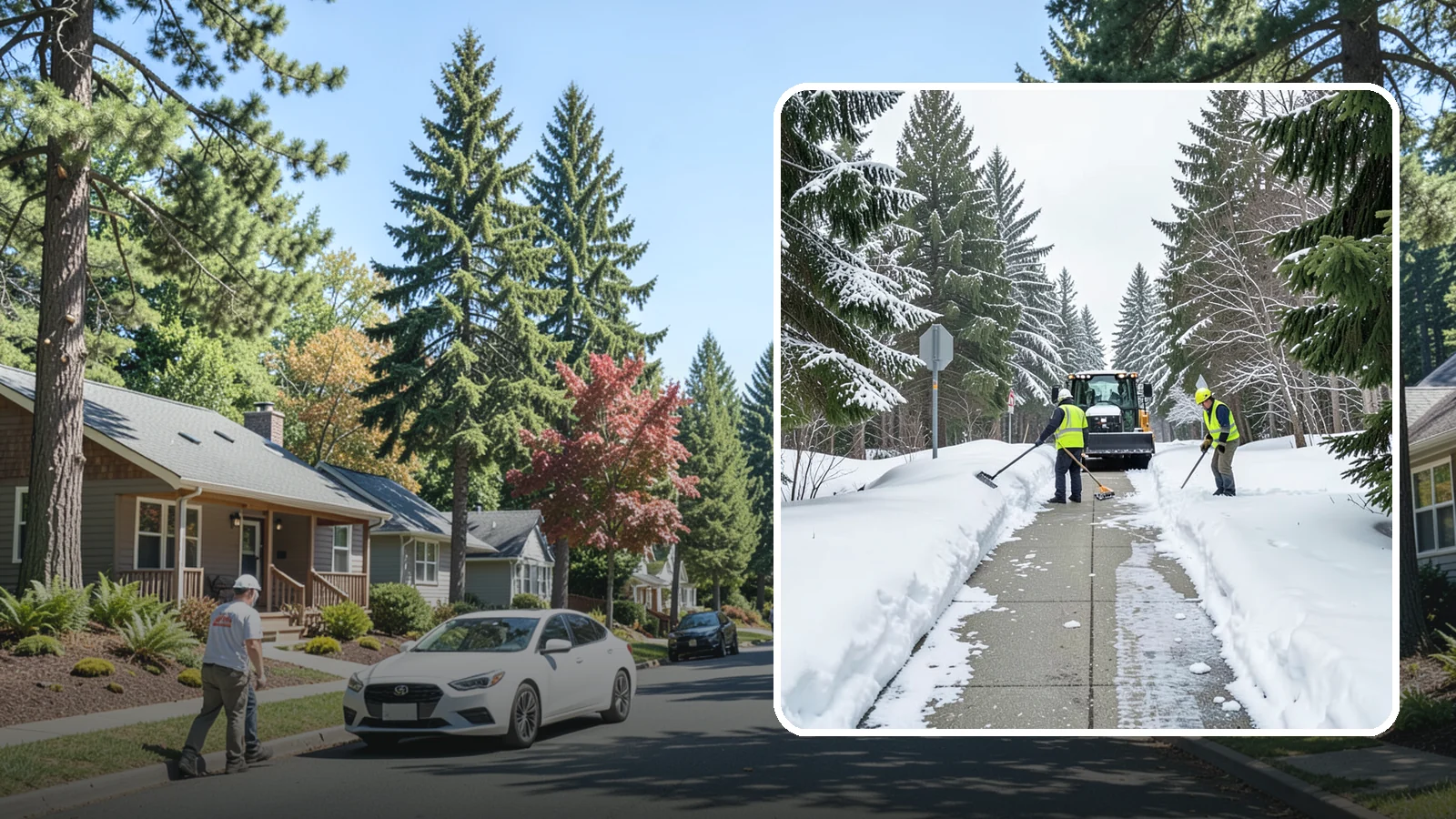 ADA Sidewalk Clearing in Orting, Pierce County, WA - We clear sidewalks to ADA standards so ramps, routes, and access points stay usable in winter.