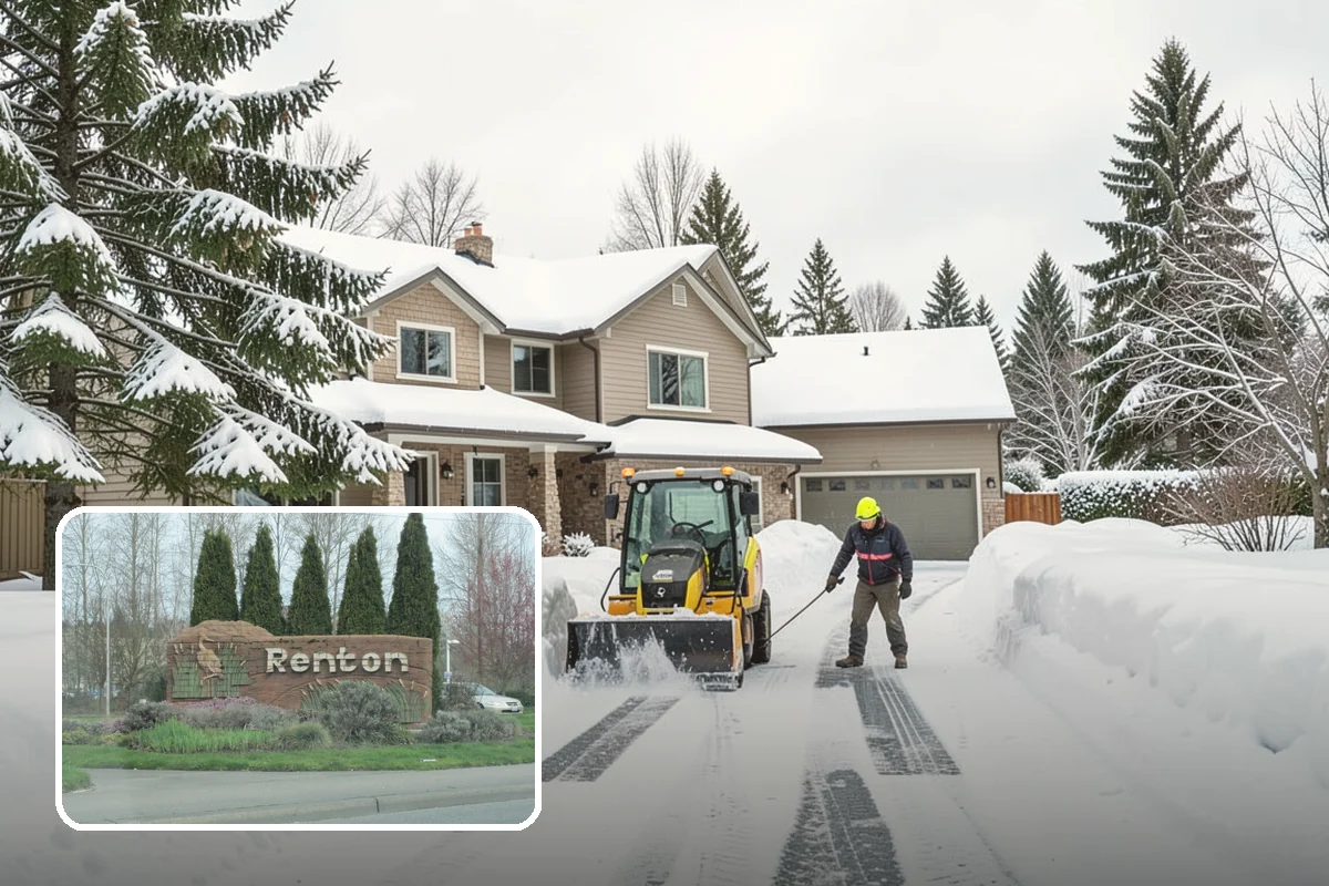 ADA Sidewalk Clearing in Renton, King County, WA - Maintains ADA-compliant accessible routes