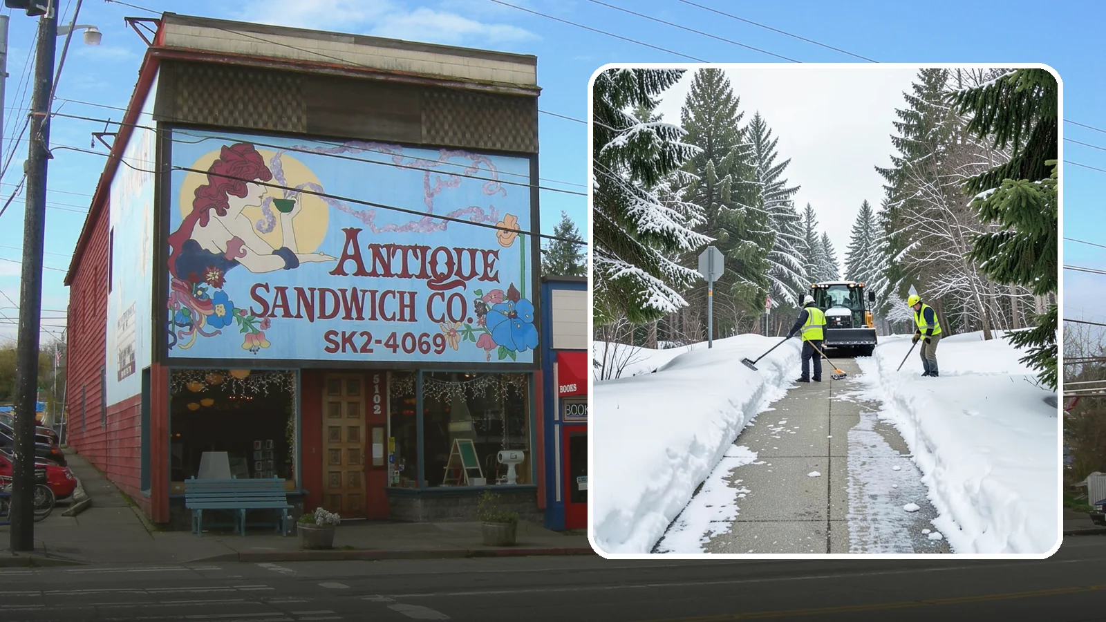 ADA Sidewalk Clearing in Ruston, Pierce County, WA - We clear sidewalks to ADA standards so ramps, routes, and access points stay usable in winter.