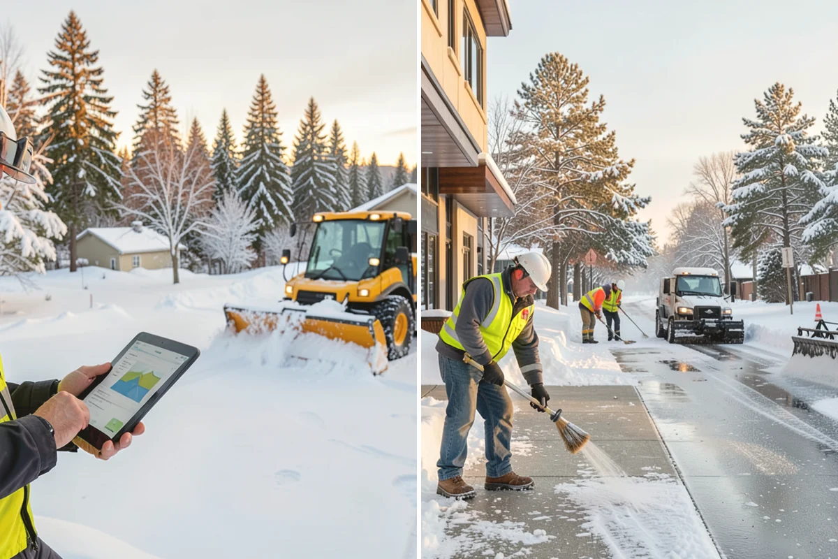ADA Sidewalk Clearing in Ruston, Pierce County, WA - We identify curb ramps and accessible routes
